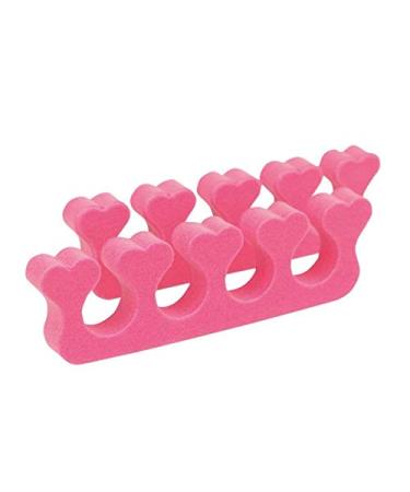 Toe separator pink heart Kosmetex pink toe separator for painting toenails 1 pair