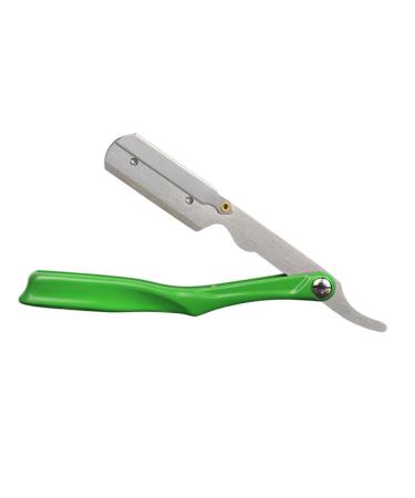 Beavorty for manual razor razor haircut single-way hairdresser razor razor blades for at home hairdresser razor holder shaving rope metal frame man rustproof steel