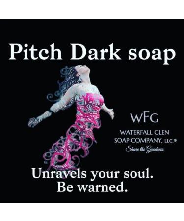 Buy Pitch Dark Activated Charcoal Soap | WFG Waterfall Glen - Natural Vegan Body Soap with Cocoa Butter | International Shipping Available - Buy Online on GoSupps.com
