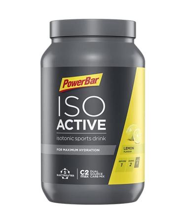Powerbar Isoactive Lemon 1320g & Recovery Active Chocolate 1210g Bundle - Isotonic Sports Drink + Regeneration Whey with Electrolytes Carbohydrates Magnesium & Zinc - International Shipping Available - Buy Online on GoSupps.com
