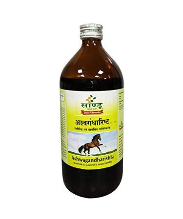 Sandu Ashwagandharishta 450 ml (lot de 2) | pour l' nergie et la vitalit