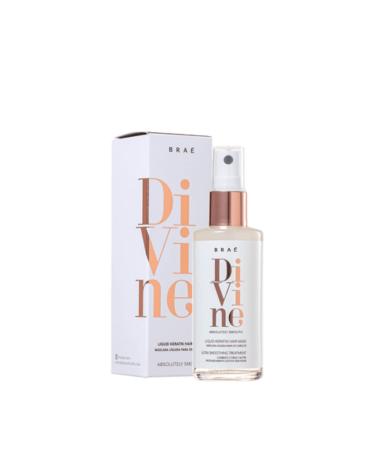 Bra Divine Absolutely Smooth Liquid Keratin Hair Mask Fights Frizz and Deeply Nourishes 60ml/2.02 fl.oz