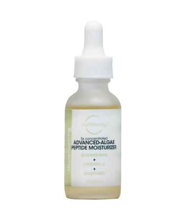 Natural Peptide Serum -Age-defying Plump Firm visibly Reduce Dryness Wrinkles Fine Lines Bakuchiol Flax & Hemp oil & Blue Green Algae Dermatologist recommended all skin types
