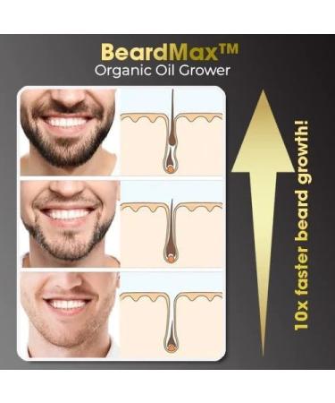  REPWEY Beardmax Organic Oil Grower Beardmax Beard Oil Beard Growth Oil Serum Fast Growing Hair For Men (2pcs) - Buy Online on GoSupps.com