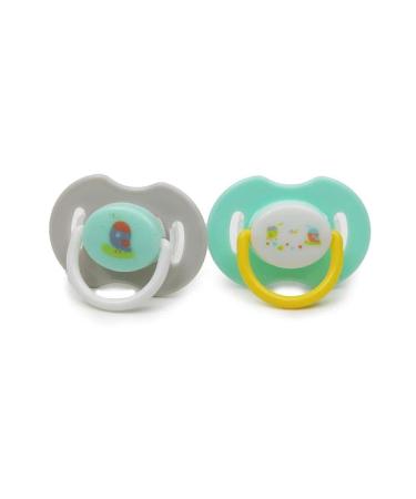 Moni pacifier 6+ round pacifier silicone PP 2 pieces from 6 months