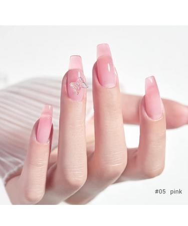 X&D Gel Nail Polish Kit with Polygel Quick Dry Clear Extension - 5 Colors, Dual Forms, Brush, File Set - 8 pcs - Buy Online on GoSupps.com