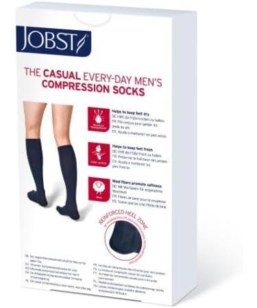 JOBST for Men Knee High Compression Stockings | Extra Firm 20-30 mmHg | All Day Comfort for Men - Buy Online on GoSupps.com