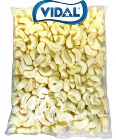 1KG Foam Bananas - Banana Shaped Foam Sweets - Gluten Free - Buy Online on GoSupps.com