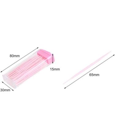 50pcs Portable Double Head Tooth Picks - Plastic Interdental Brushes for Oral Care in Random Colors | International Shipping Available - Buy Online on GoSupps.com