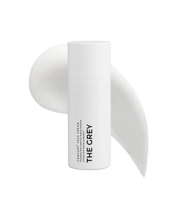 The Grey Comfort+ Face Cream For Men | Anti Aging Cream With Niacinamide Squalene Hyaluronate Hydrates Moisturizes Firms Soothes For Dry Sensitive Skin Wrinkle | Restorative Deep Hydration 1.7oz