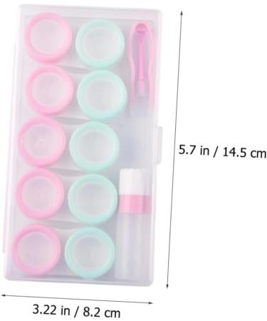 Solustrie Compact Storage Box for Colored Contact Lenses - Travel-Friendly Contact Case & Housing Kit - Buy Online on GoSupps.com