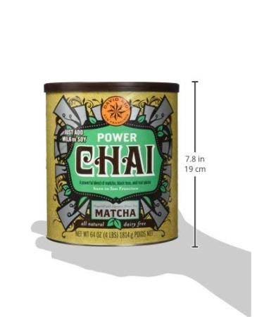 David Rio Power Chai Matcha - Authentic San Francisco Blend (1x1814g) - Buy 1.81 kg Online for International Shipping - Buy Online on GoSupps.com