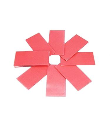 20PCS Lab Base Plate Wax Orthodontic Dental Wax Sheets  1.3mm Red Utility Bite Wax Denture Casting Wax Sheet