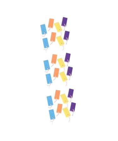 Healeved 24pi ces Exfoliante Pour Gommage Et Nettoyage Outil De P dicure Couleurs Assorties Pour Hommes Et Femmes