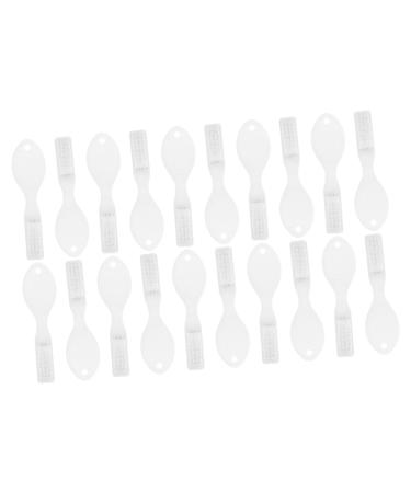 Solustre 20st prison toothbrush tooth cleaning brush household toothbrush tiny toothbrush camping toothbrush portable toothbrush dental accessories travel white deliveries soft fur plastic