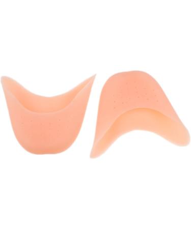 Baoblaze Soft Lace Silica Gel Toe Caps Pads for Ballet & High Heels - Pointed Toe Protection - Beige - Buy Online on GoSupps.com