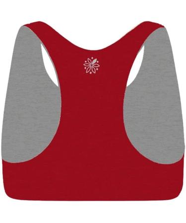 Girls Bleuet Aster Racerback - Ultra Soft Reversible Bra for Everyday Comfort - Size 8 - Buy Online on GoSupps.com