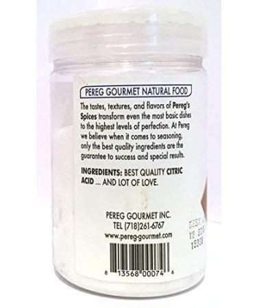 Pereg Crystals Sour Salt Citric Acid Kosher For Passover 7 Oz - Pack Of 3 - Buy Online on GoSupps.com