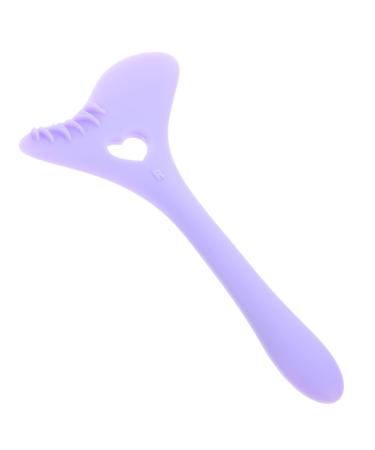 Beavorty Pochoir Silicone Pour Eye-liner R utilisable Outil Maquillage Yeux Guide Eyeliner 12.00X6.00X0.50CM violet