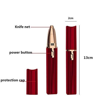 Electric Eyebrow & Facial Hair Remover 360 High-Speed Shaver for Precise Hair Removal | Black - Buy Online on GoSupps.com