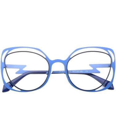 Clear Vision Anti Blue Light Reading Glasses - 1.00 Magnification Big Frame Eyeglasses for Computer Use - International Shipping Available - Buy Online on GoSupps.com