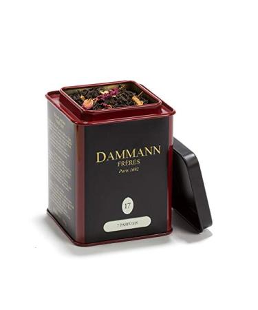 Pasticceria Passerini dal 1919 7 Parfums Flavoured Black Tea (Citrus Fruits and Fig) 100g / 3.52oz Loose-Leaf Tea in Tin Dammann Fr res