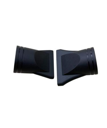 2PCS Black Plastic Salon Hair Dryer Nozzle Replacement - Narrow Concentrator Special for 4.5cm Diameter - Blow Flat Hair Drying Nozzle - Buy Online on GoSupps.com