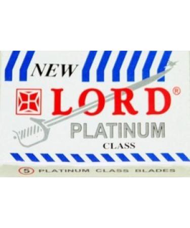 5 Lord Platinum razor blades (1 package)
