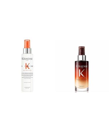 K rastase nutritives nourishing heat protection for dry fine to medium hair & nutritives night serum for normal to slightly dry hair heat protection + night serum