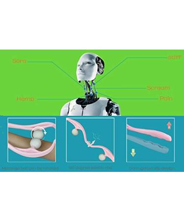 VIVI Neck Massager - Manual Self Muscle Relief for Shoulder & Neck Pain | 3 Colors Available (Pink) - Body Relaxation Solution - Buy Online on GoSupps.com