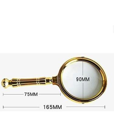 Magnifier Handheld Magnifier 10X Eldly Student Read Book Repair Optical Glass Lens Removable Handle Portable Metal Magnifying Glass Lofty Ambition - Buy Online on GoSupps.com