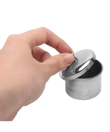 3PCS Stainless Steel Acrylic Nail Tips Dappen Dish Set - Nail Art Equipment Tools (Silver) - Buy Online on GoSupps.com