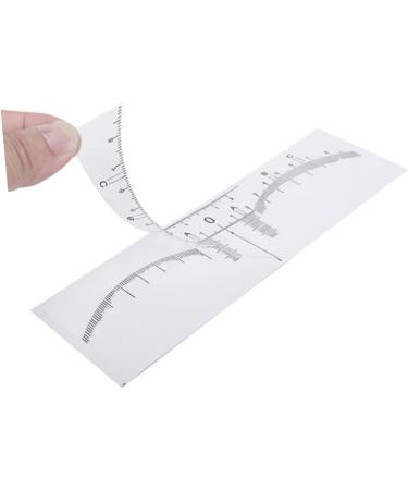 Angoily 10pcs Set Microblading Ruler Sticker Scale Ruler Makeup Ruler Eyebrow Stickers Disposable - Buy Online on GoSupps.com