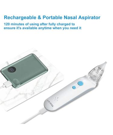 Electric Baby Nasal Aspirator | Rechargeable Baby Nose Sucker with Music - Effective & Gentle Baby Nose Cleaner - Buy Online on GoSupps.com