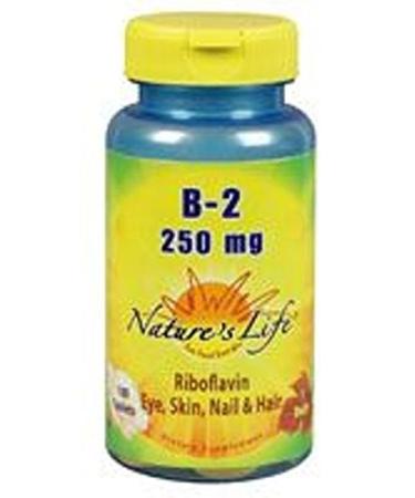 Vitamin B-2 250mg - Vegetarian, Yeast-Free - 100 - Tablet