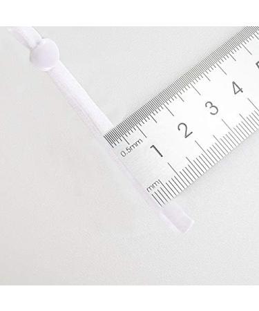 Adjustable Elastic Bands for DIY Mask Making - 100PCS White - Buy Online on GoSupps.com