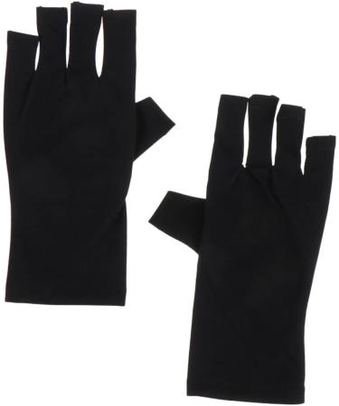 FOMIYES 2 Pairs Nail Gloves Fingerless Driving Gloves Manicure Gloves Gloves for Gel Nails Sun Gloves Womens Gloves Gloves Dryer Polyester Women's - Buy Online on GoSupps.com
