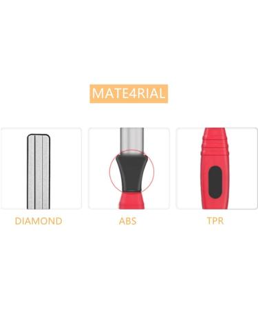 Fishing Hook Diamond Dual Grit Sharpener - Double Sided Whetstone for Anglers | Premium Fishing Grinding Tool - Buy Online on GoSupps.com