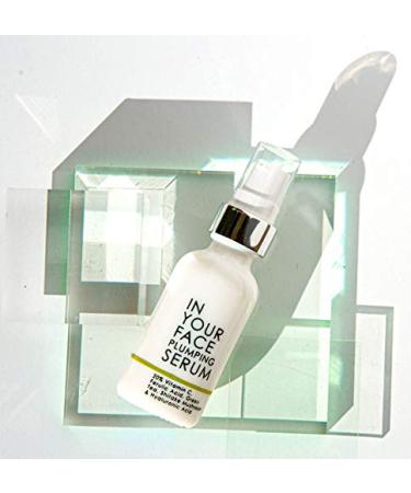 In Your Face Vitamin C Plumping Serum | Hydrating Brightening & Age-Defying with Hyaluronic Acid & Organic Jojoba Oil | 1 oz - International Shipping Available - Buy Online on GoSupps.com