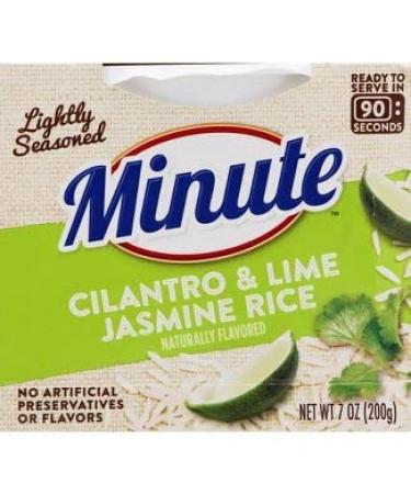 Riviana Minute 90 Second Rice Cup, Cilantro & Lime Jasmine Rice (Pack of 8)