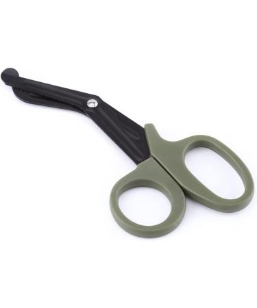 Medical Bandage Scissors 7 Emergency EMT Trauma Shears - Combat Tactical Tourniquet Kit for Paramedic First Aid - Green - Buy Online on GoSupps.com