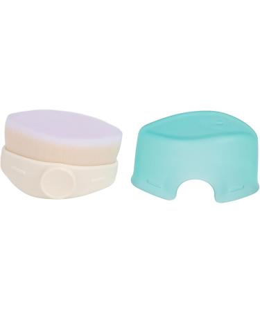Self Tanning Brush Sunscreen Applicator for Kids Synthetic Fiber Sun Lotion Cream Sunblock Brush Foundation Brush with Protective Cap for Travel (Green) - Buy Online on GoSupps.com