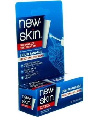 New-Skin Liquid Bandage 1 oz Pack of 4 - Fast Healing & Waterproof - Buy Online on GoSupps.com