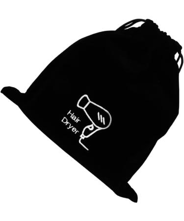 Healeved 5pcs Flannel Hair Dryer Hair Dryer for Traveling Travel Drawstring Hair Dryer Organizer Hair Dryer Travel Pouch Travel Makeup Blow Dryer Makeup Brush 26.00X23.00X0.50CMx5pcs Blackx5pcs - Buy Online on GoSupps.com