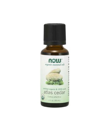 Now Foods Organic Essential Oils Atlas Cedar 1 fl oz (30 ml)