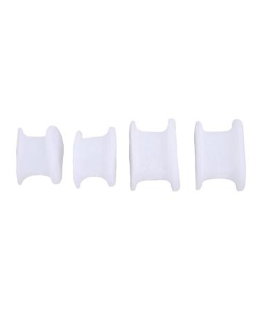Anggrek Gel Toe Separators - 8 Pairs Silicone Toe Separators for Pain Relief and Hallux Valgus Corrector - Reduce Friction Between Toes - Sizes Small to Large - Buy Online on GoSupps.com