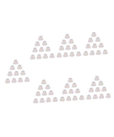 FRCOLOR 70 Pcs Stickers Gel Heel Stickers Sole of Foot Women's White