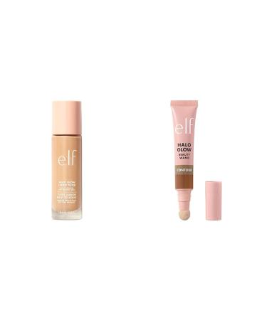 e.l.f. Halo Glow Liquid Filter + Halo Glow Contour Beauty Wand (Liquid Contour Wand) Bundle