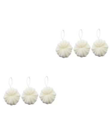 NOLITOY 6 Pcs Bath Ball Shower Ball Bath Wipe Soft Miss