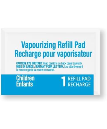 Kids Relief Universal Refill Pads for Plug-in WATERLESS Vaporizer, Soothing Non-Medicated Menthol Eucalyptus Lavender Vapor - Fits All Vaporizers, 5 Count (Packaging May Vary) 5 Refill Pads Only - Buy Online on GoSupps.com